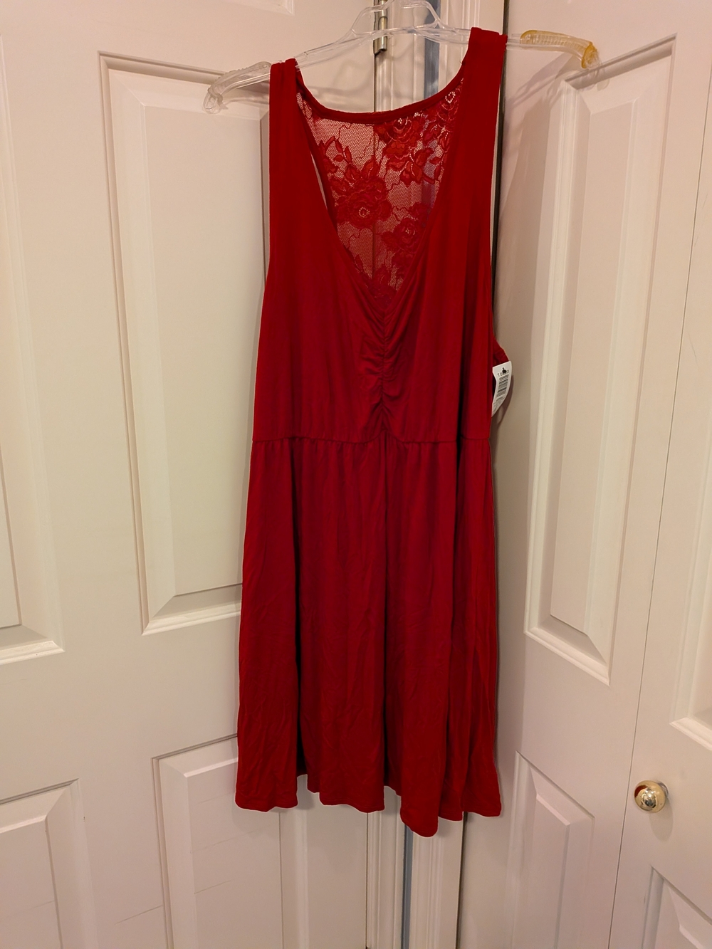 torrid Red Lace-Back Sleep Dress